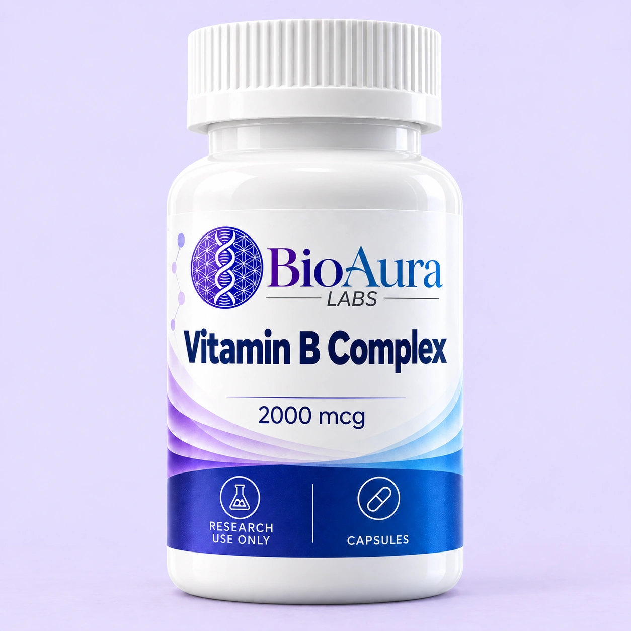 Vitamin B Complex BioAura research product mockup