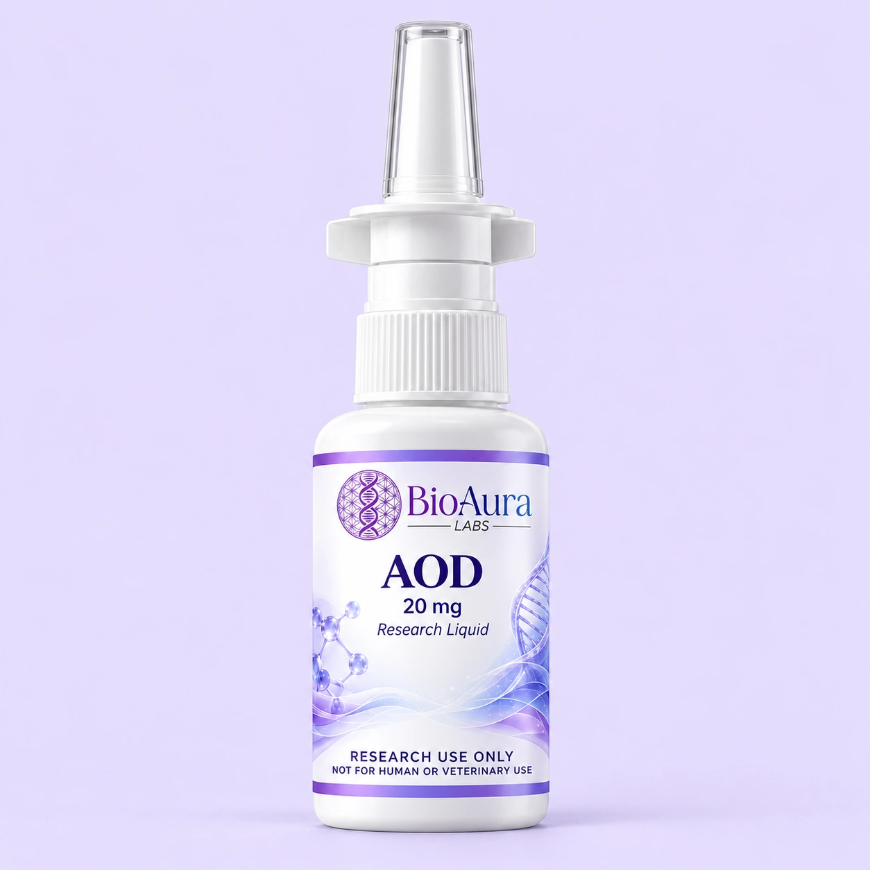 AOD BioAura research product mockup