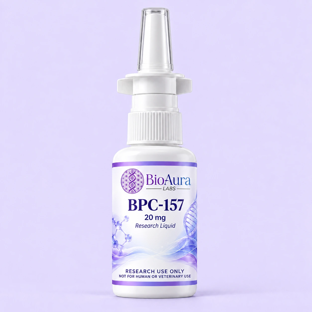 BPC-157 BioAura research product mockup