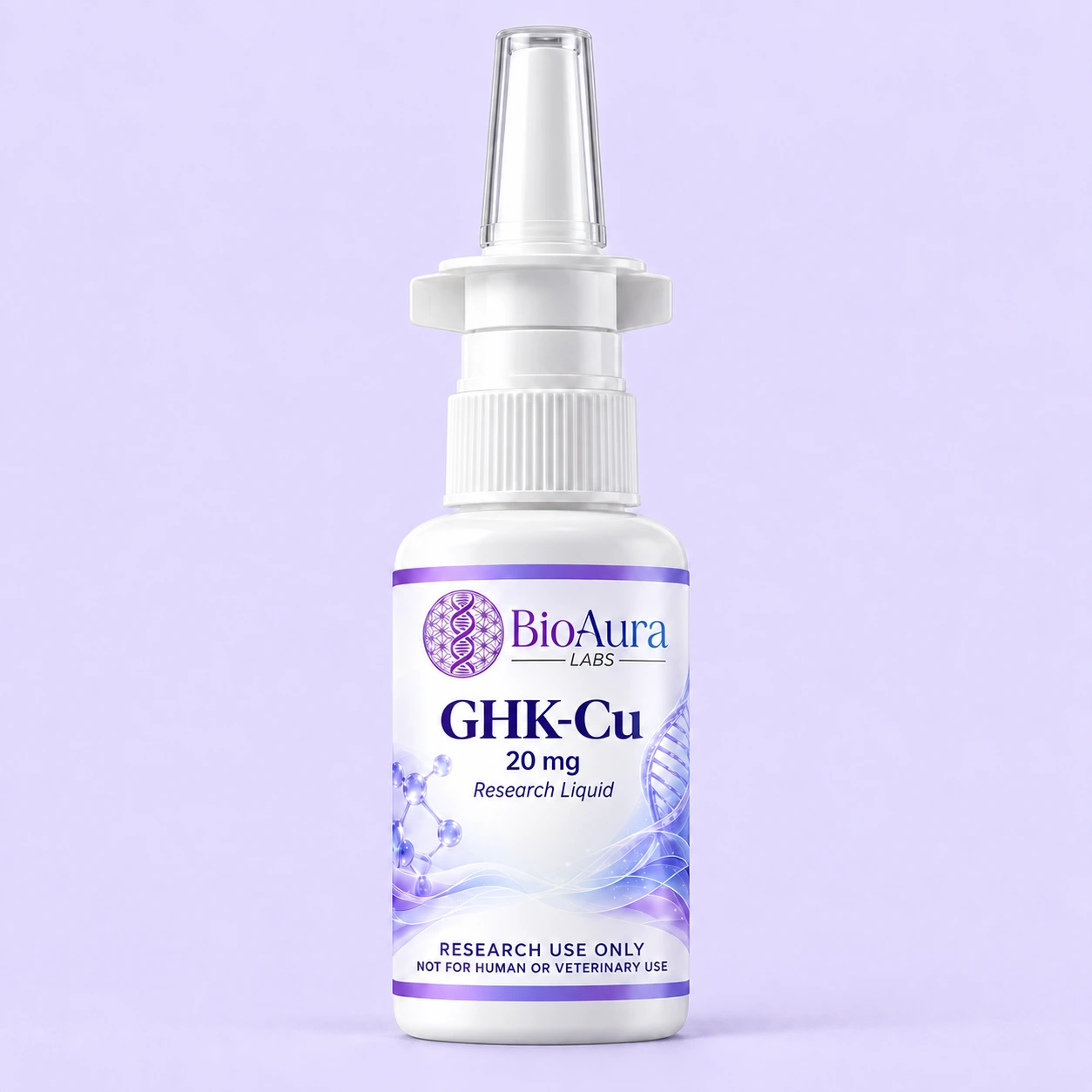 GHK-Cu BioAura research product mockup