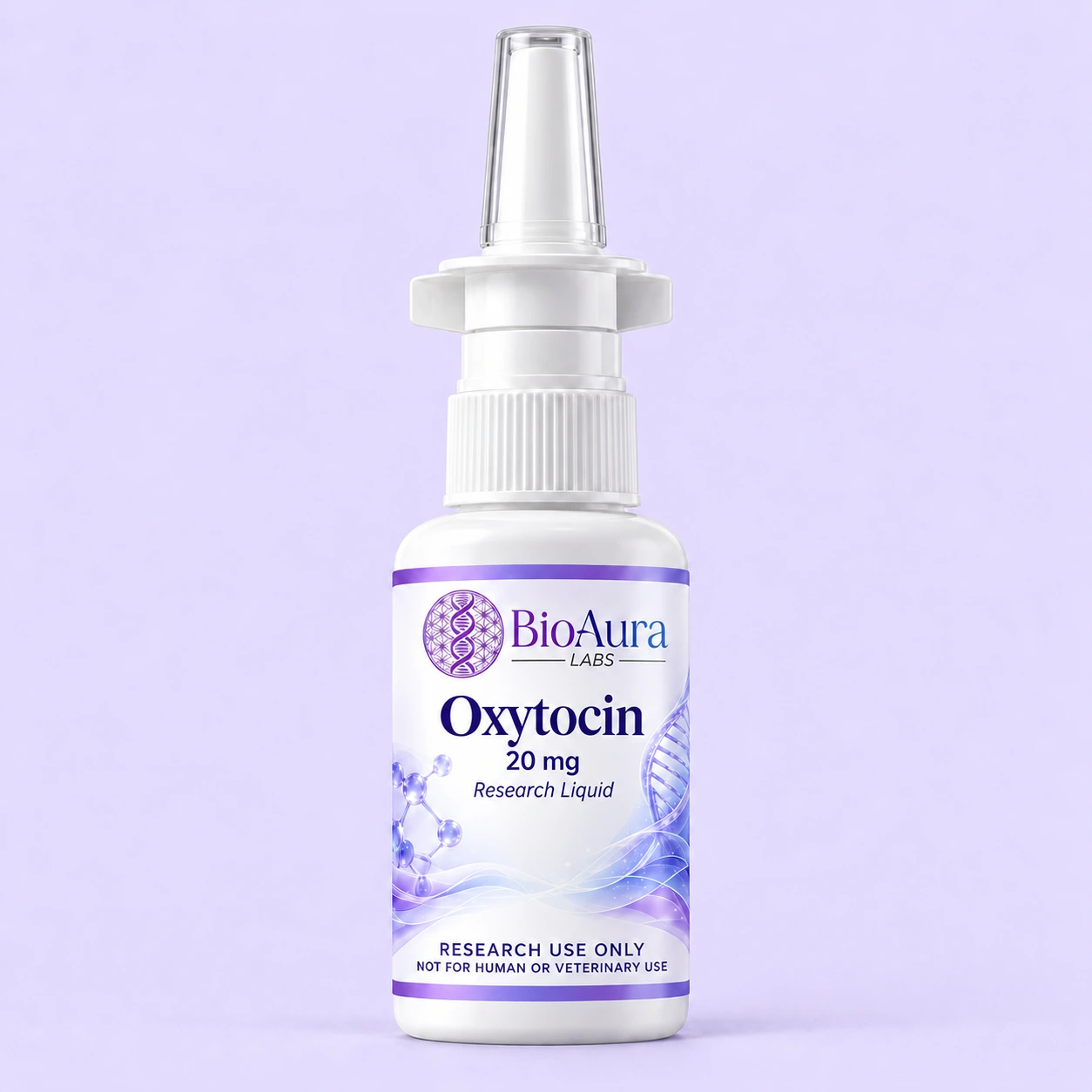 Oxytocin BioAura research product mockup