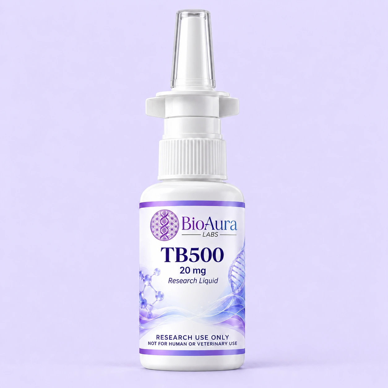 TB500 BioAura research product mockup