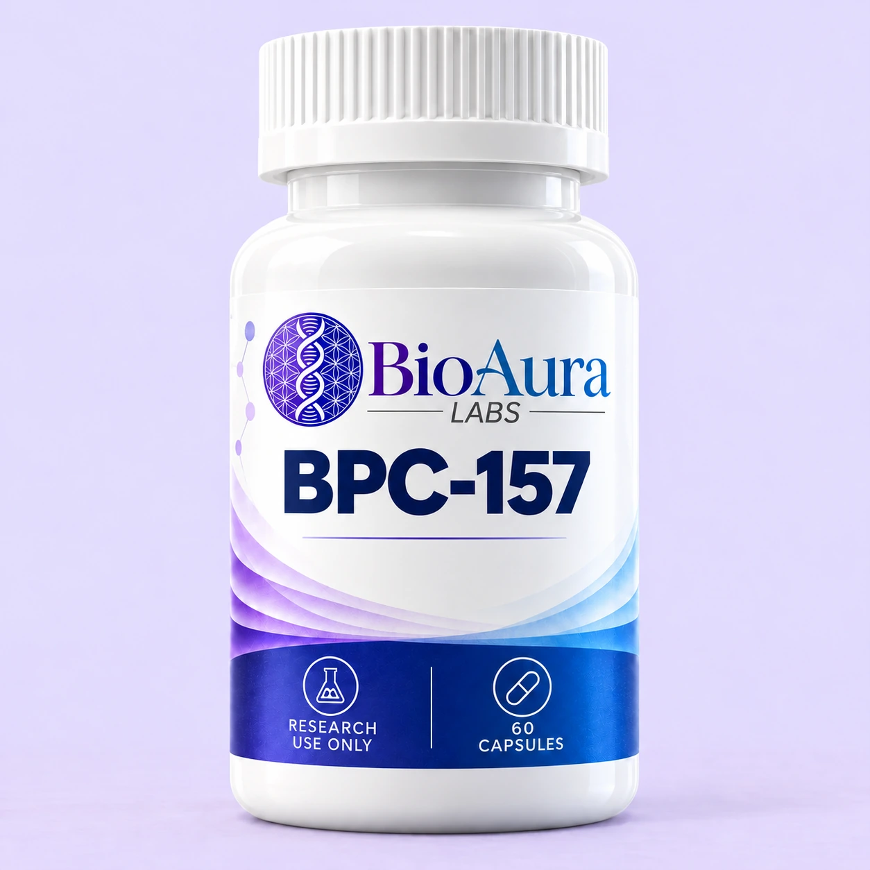 BPC-157 BioAura research product mockup
