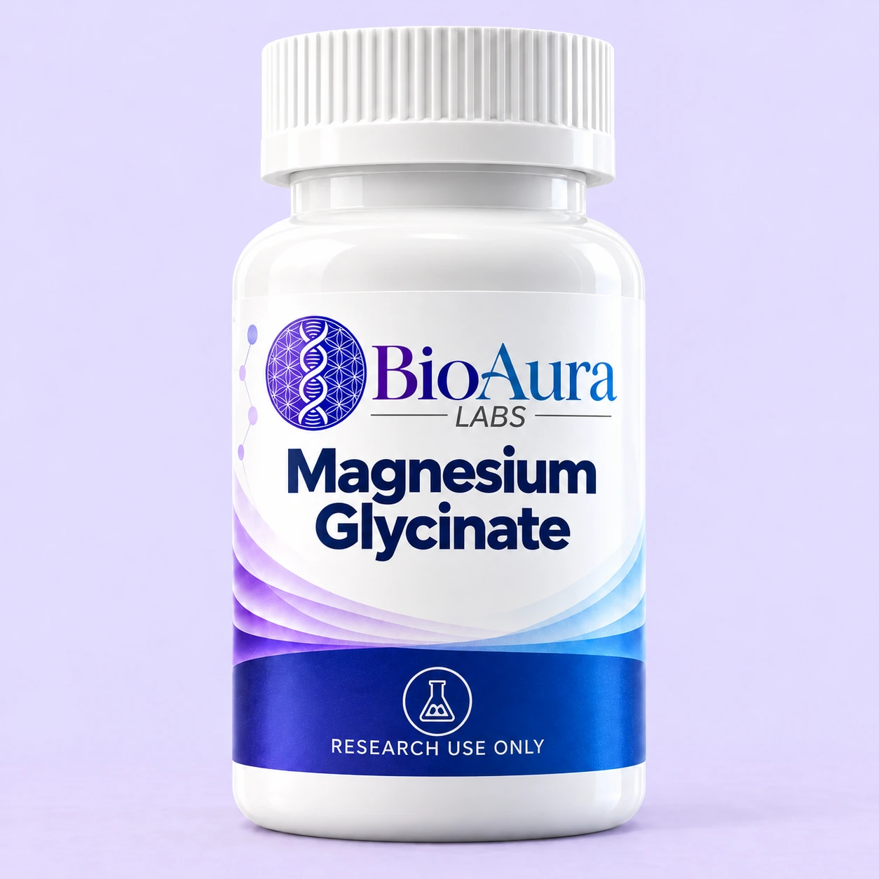 Magnesium Glycinate BioAura research product mockup