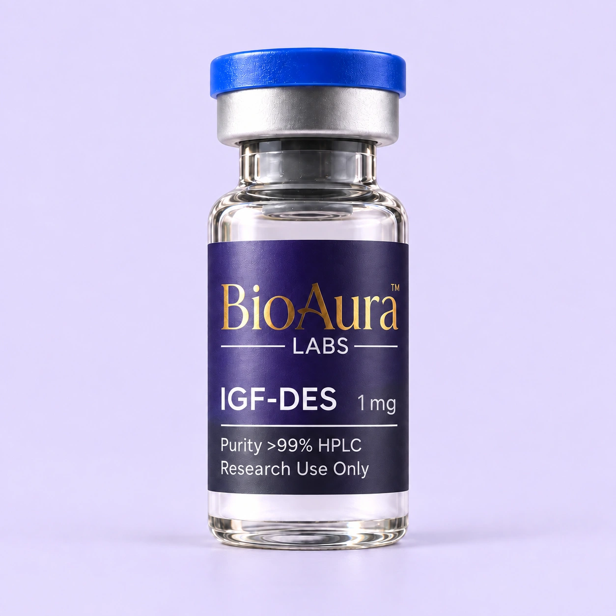 IGF-DES BioAura research product mockup