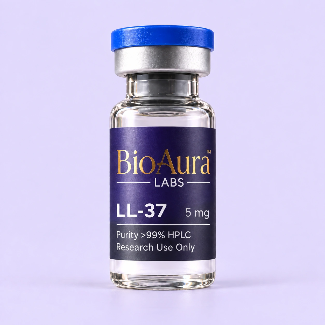 LL-37 BioAura research product mockup