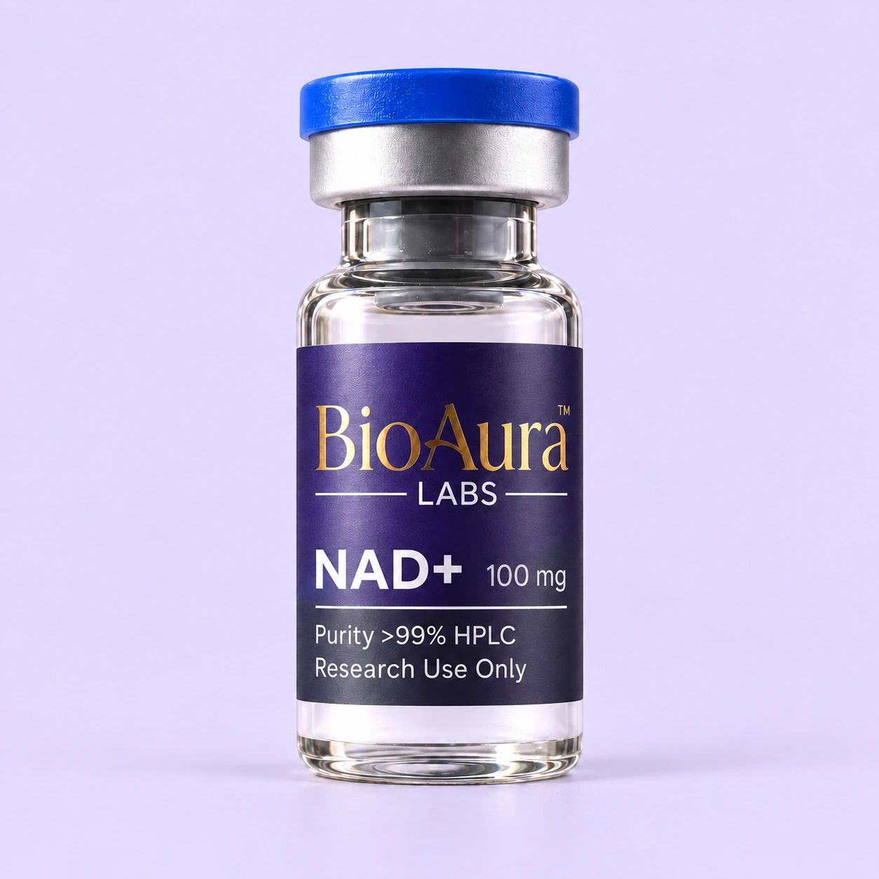 NAD+ BioAura research product mockup
