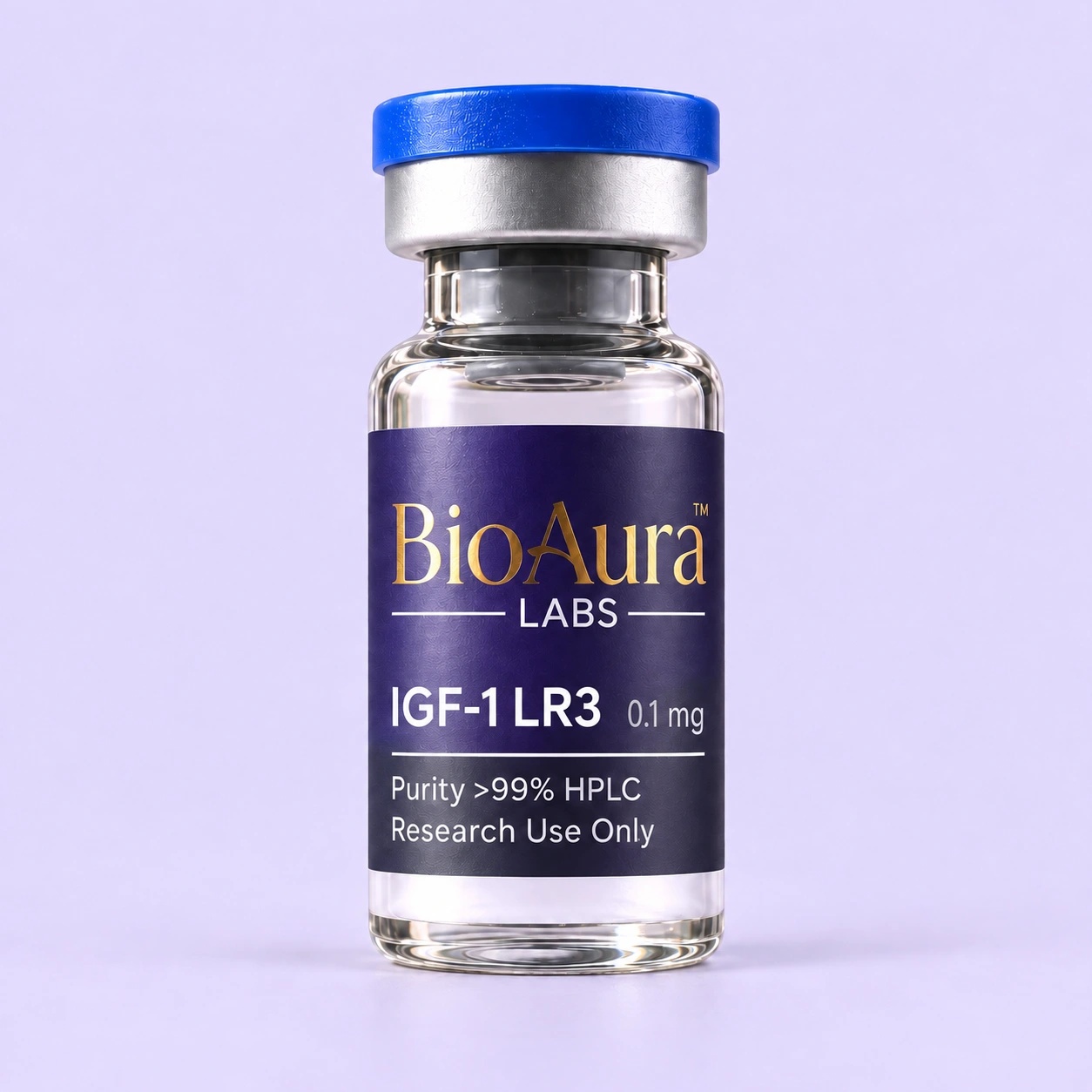 IGF-1 LR3 BioAura research product mockup